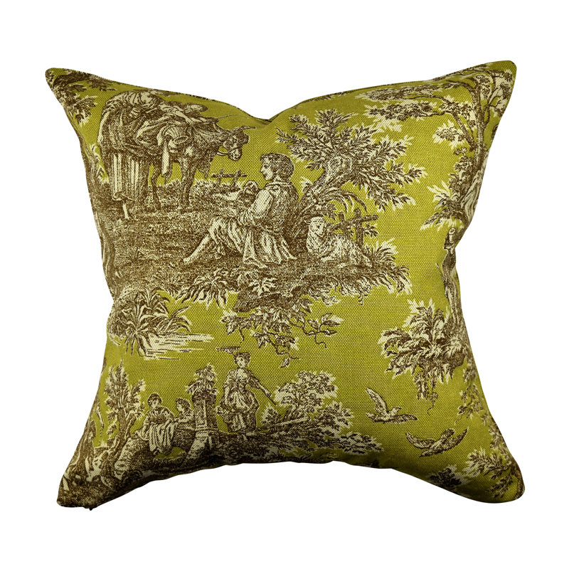 Vesper lane lillian august home toile jacquard throw pillow wayfair
